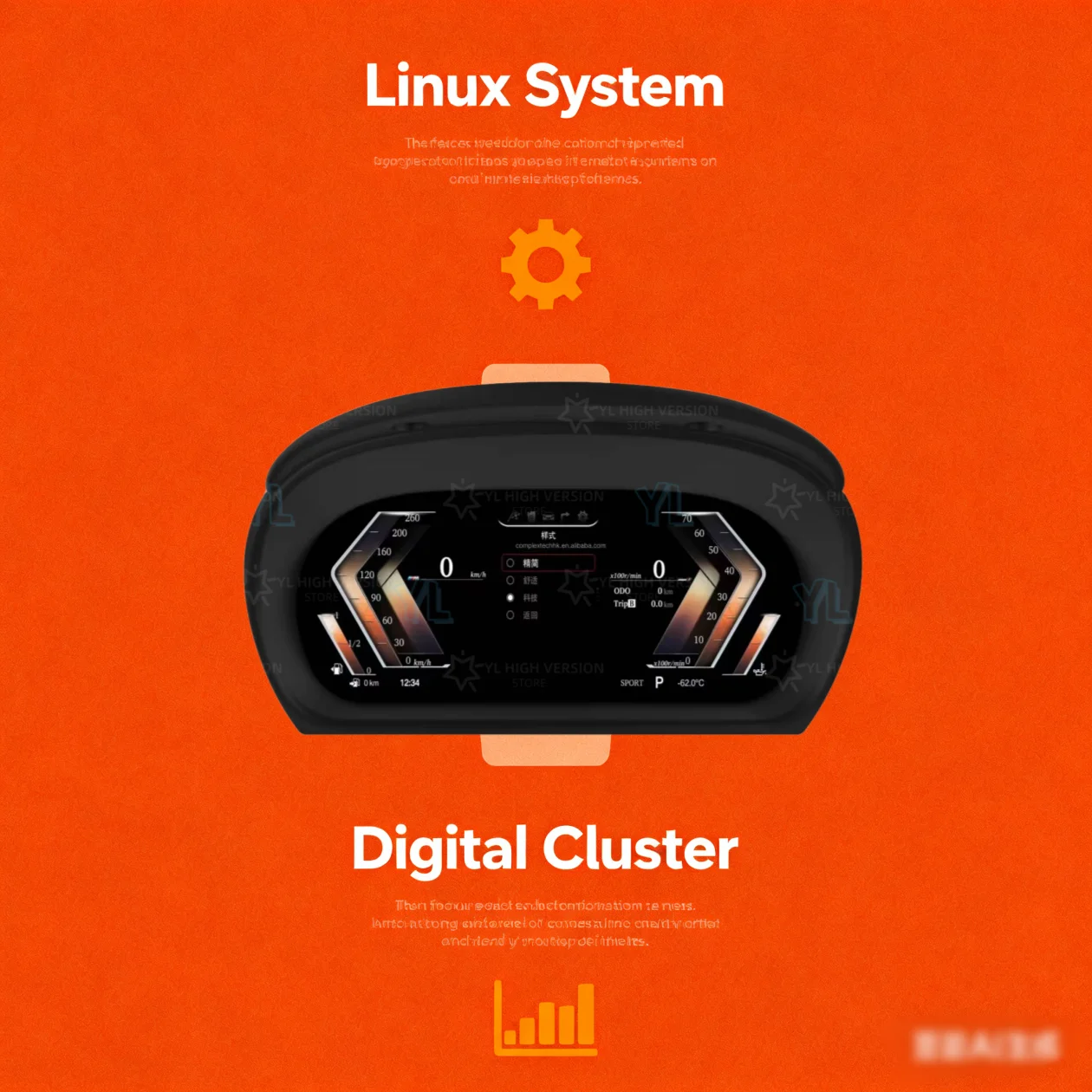 Yl 10.1Inch Car Spe… - image