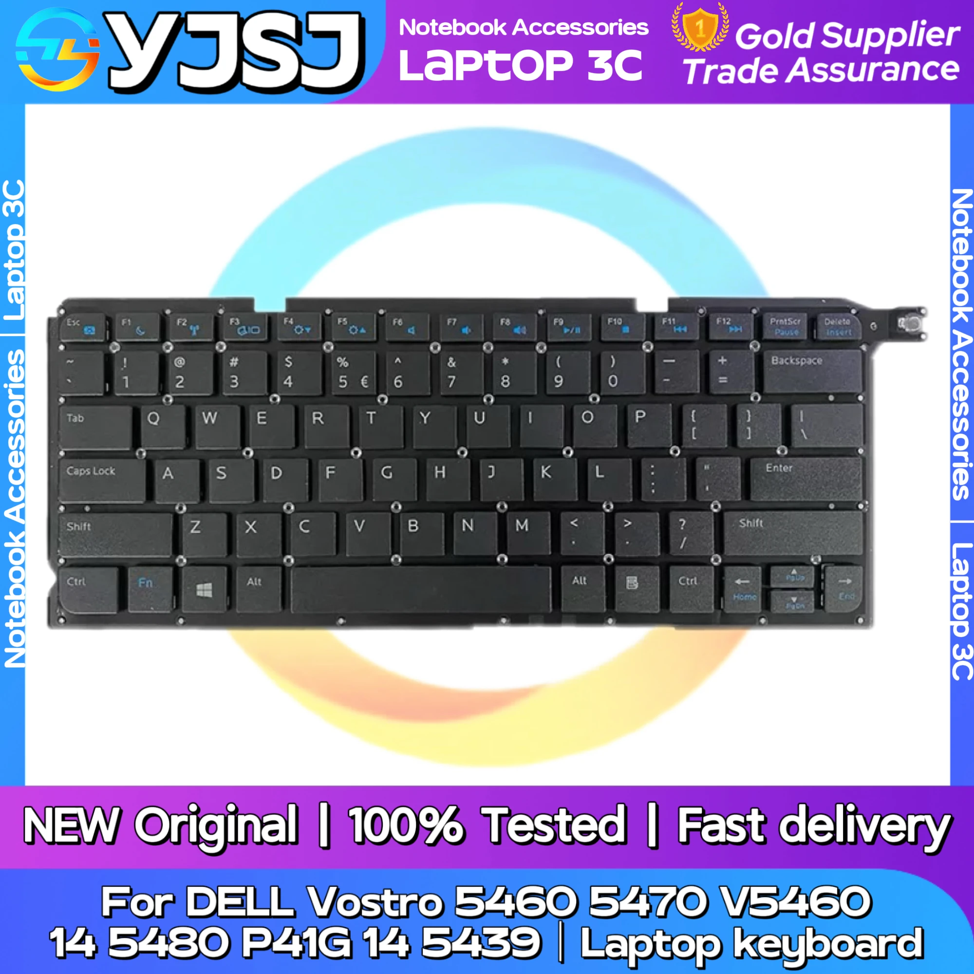 

New Original Laptop Notebook keyboard For DELL Vostro 5460 5470 V5460 14 5480 P41G 14 5439 Laptop keyboard