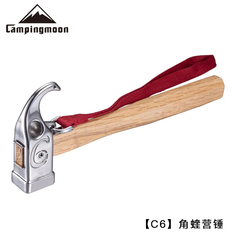 CAMPINGMOON C5 C6 Camping Hammer Outdoor Stainless Steel Angle Viper Camping Hammer