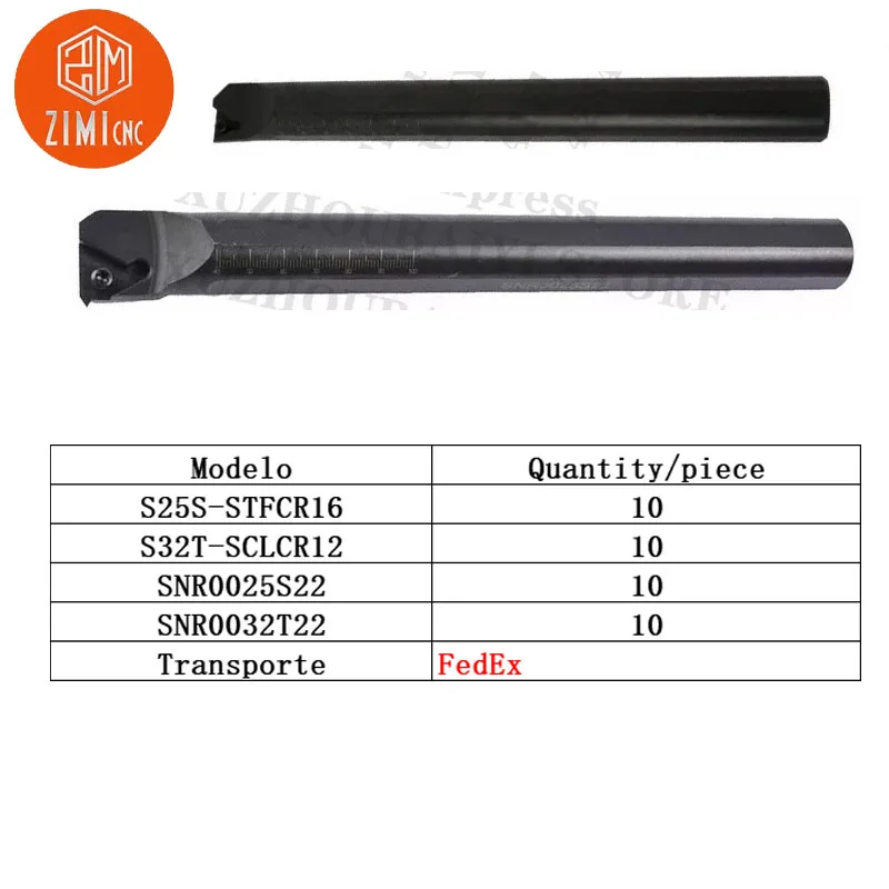 

10 шт./лот S25S-STFCR16 S32T-SCLCR12 SNR0025S22 SNR0032T22 держатель инструмента для токарного станка с ЧПУ расточная оправка токарные режущие инструменты