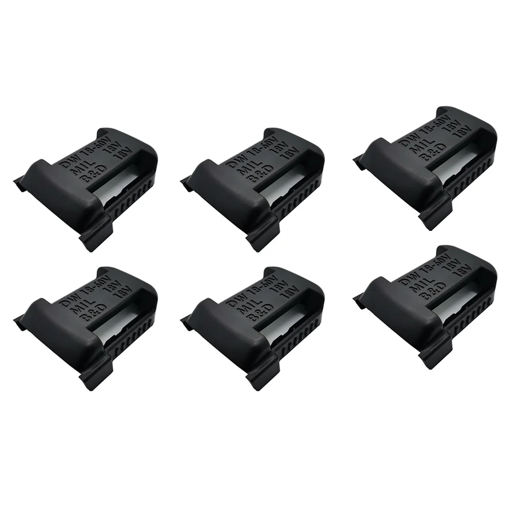 

A64Z 6Pcs Battery Mounts Battery Storage Rack Holder Protection Hanger for DeWalt Black&Decker Box 18V 20V Battery