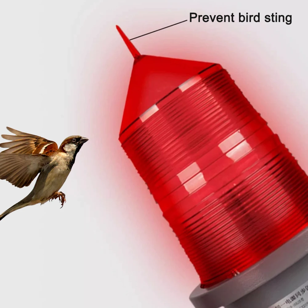 155LED Highlight Aviation Obstruction Beacon – blinkendes Signallicht für Dächer, Boote, Brücken, urbane Hochhausgebäude