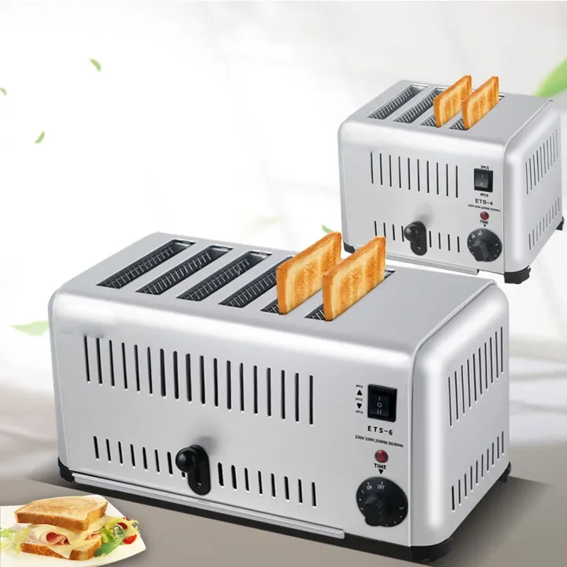 

Toaster 4 Slices 6 Slices Toaster Electric Breakfast Machine Soil Driver Toast