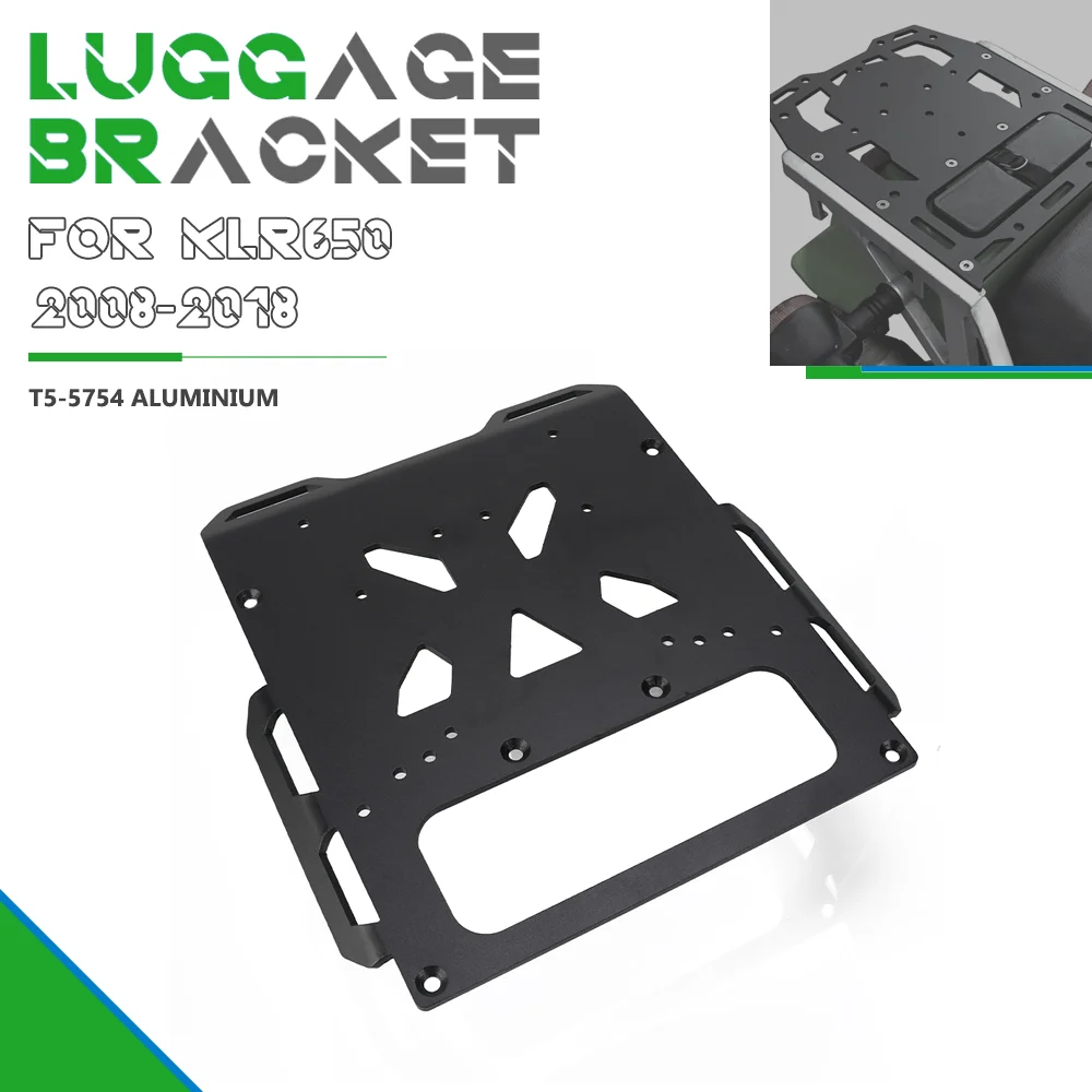 

For Kawasaki KLR650 KLR650-E Rear Carrier Luggage Rack Tailbox Fixer 2008-2009-2010-2011-2012-2013-2014-2015-2016-2017-2018