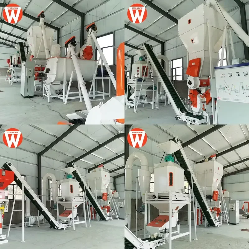 Recycling Machine 2026 High Quality 2 Ton/H Chicken Feed Production Line New Condition Poultry Animal Feed Mill Plant Pellet