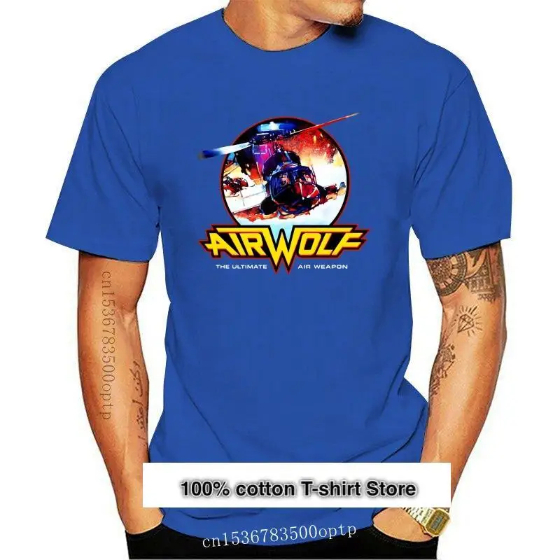 

Camiseta Airwolf Air Wolf Retro Helicóptero серии deWorld Airport 1980s Aviation