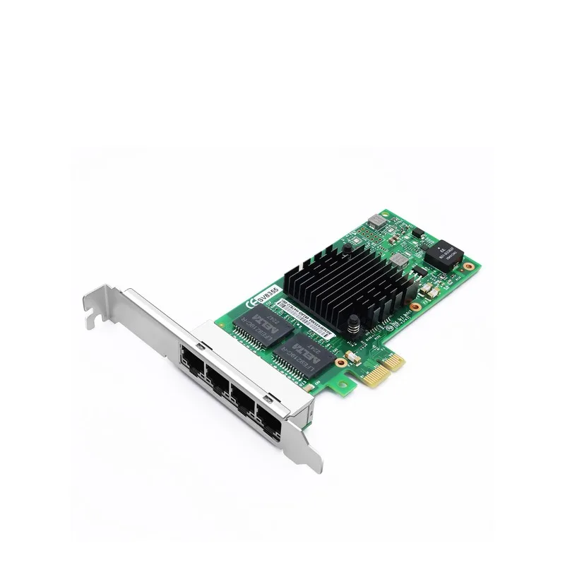 For Desktop Computer Industrial Camera 4 Port Gigabit Network Interface Card Pcie Free Drive Soft Route 350AM4