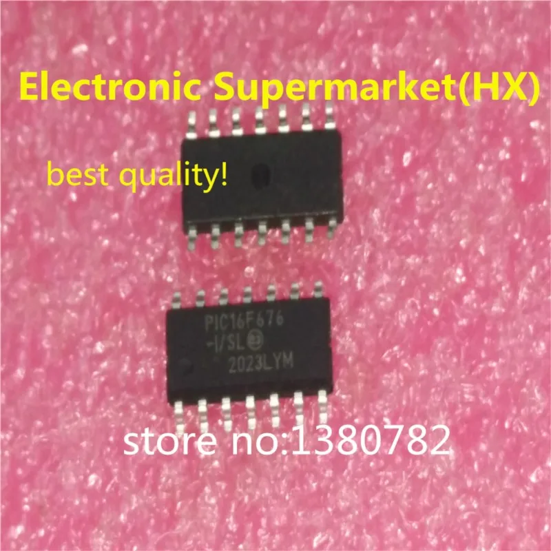 Free Shipping 10pcs-50pcs/lots PIC16F676-I/SL PIC16F676 SOP-14 IC In stock!