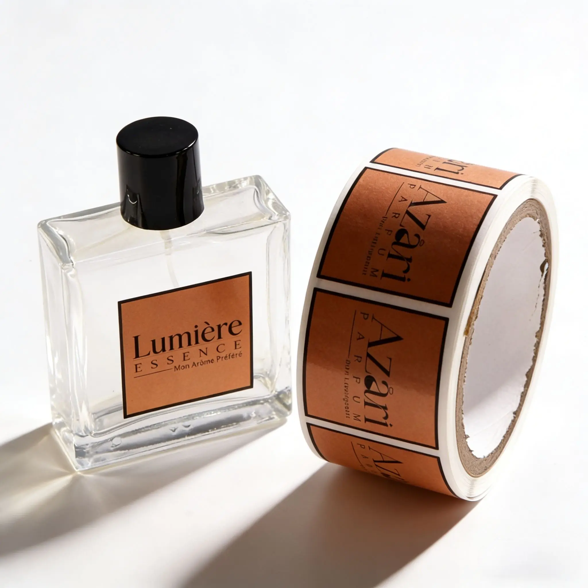 Custom Anti-counterfeit Hologram Labels for Perfume Bottles Safe Fragrance Packaging Stickers - Detail 1