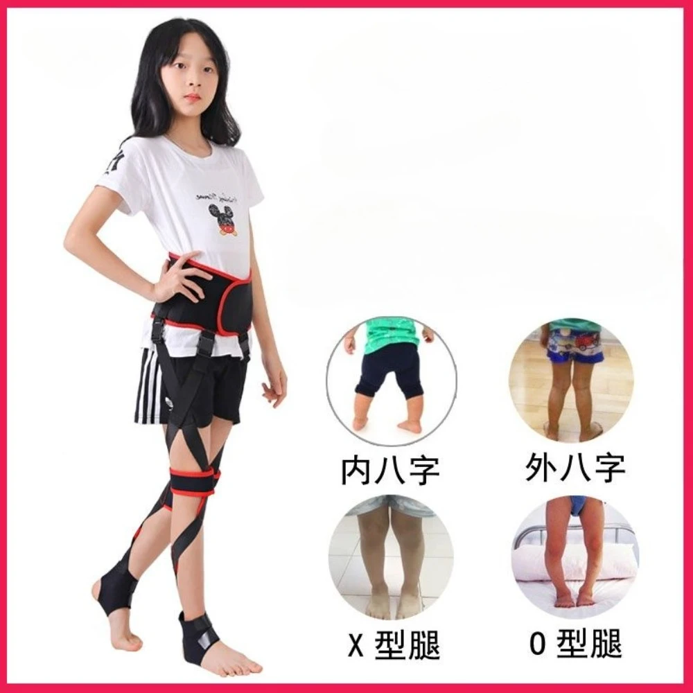 360° Circular Leg Correction Band Medical Children Internal and External Rotation Correction  X-O Type Orthodontic Appliances