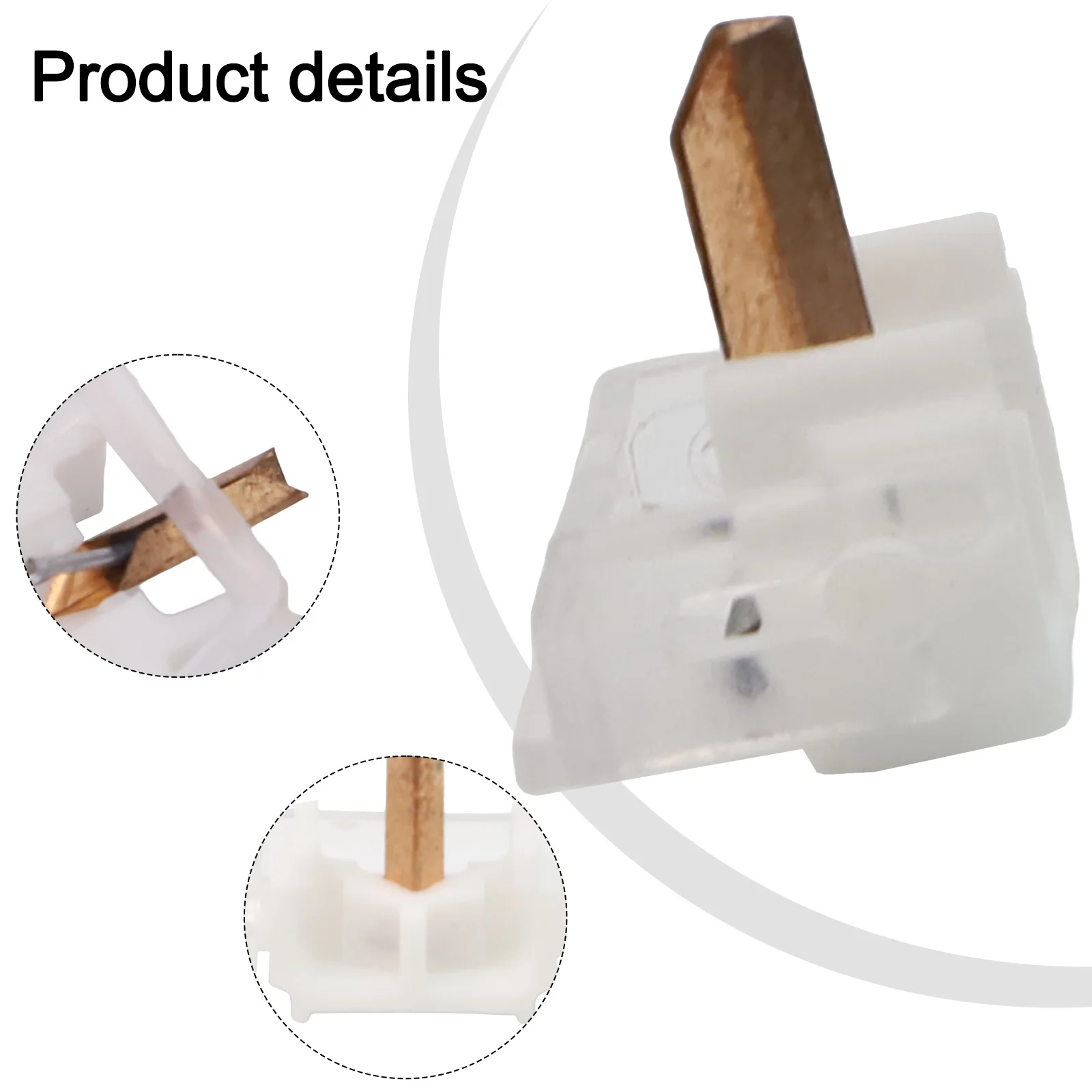 Lápiz óptico de diamante de material ABS para usar con varios modelos de cartuchos Shure, incluyendo DUAL y GARRARD