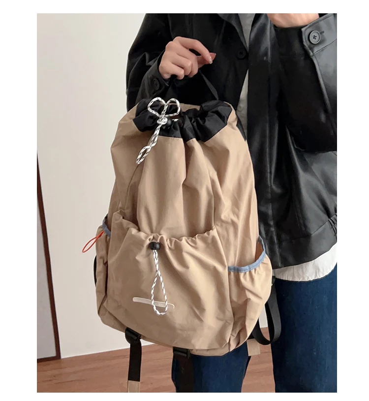 Miyagawa Large Capacity Commuting Bag for Women2024 New Spring Student Backpacks Casual Versatile Instagram Travel Bags