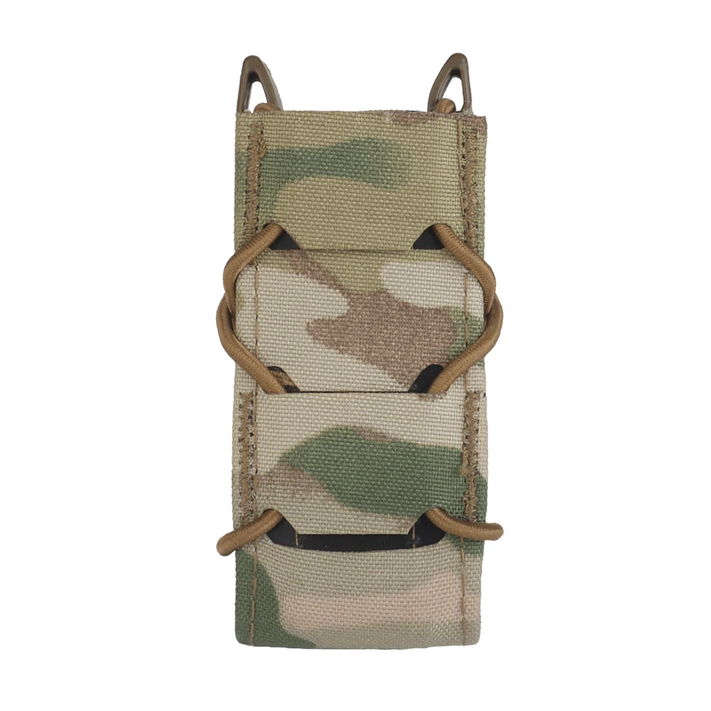V2 Tactical 9mm Pistol Mag Pouch Tiger Type MOLLE Quick Pull Hunting Shooting Airsoft Magazine Bag Adjustable Combat Belt Gear