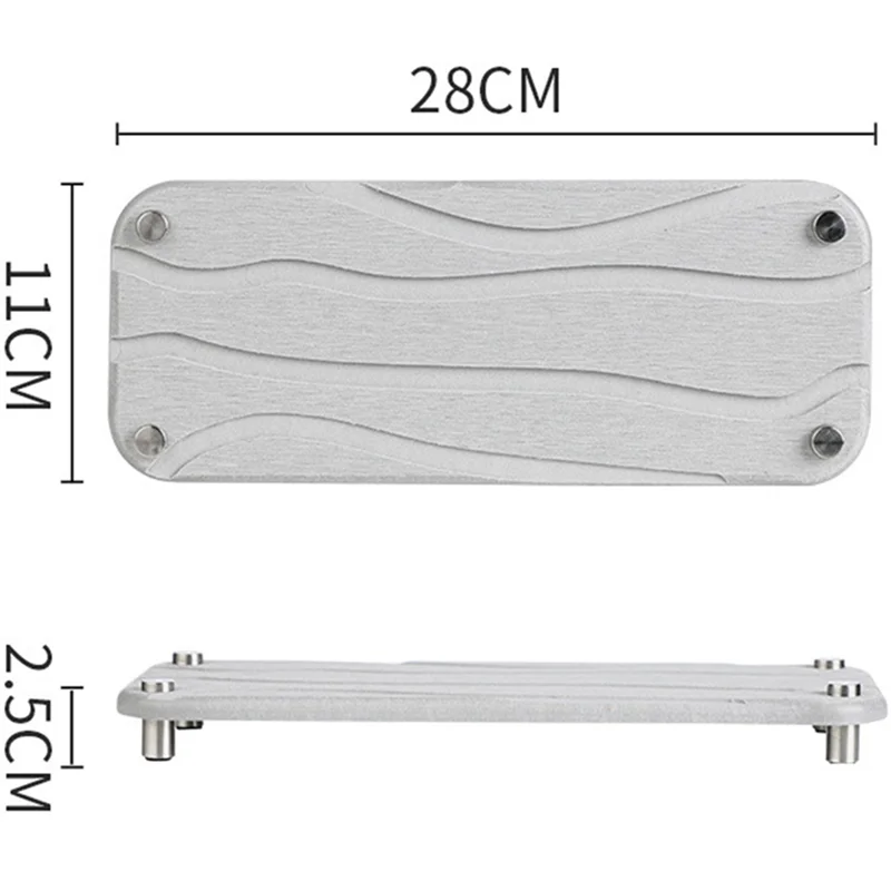 AF89-حوض الحمام حجر سريع الجفاف، صينية حوض الأرض المشطورة، حامل فرشاة الأسنان، مموج،