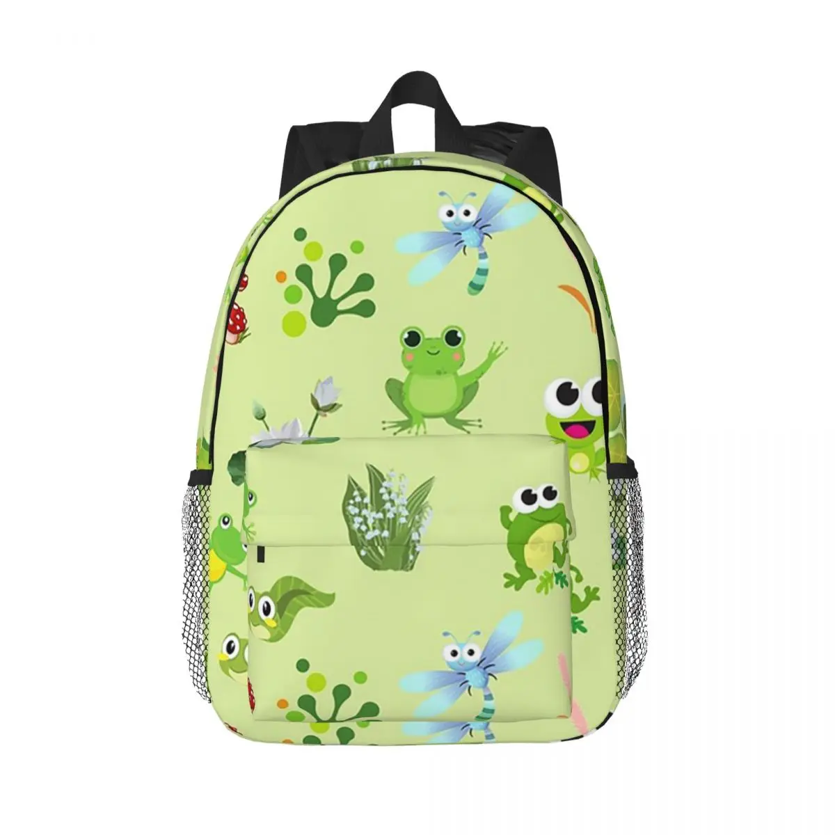 

Милый рюкзак с рисунком лягушки, Лидер продаж, рюкзак большой емкости для мальчиков и девочек, сумки на плечо для мужчин, женщин, детей, школьная сумка