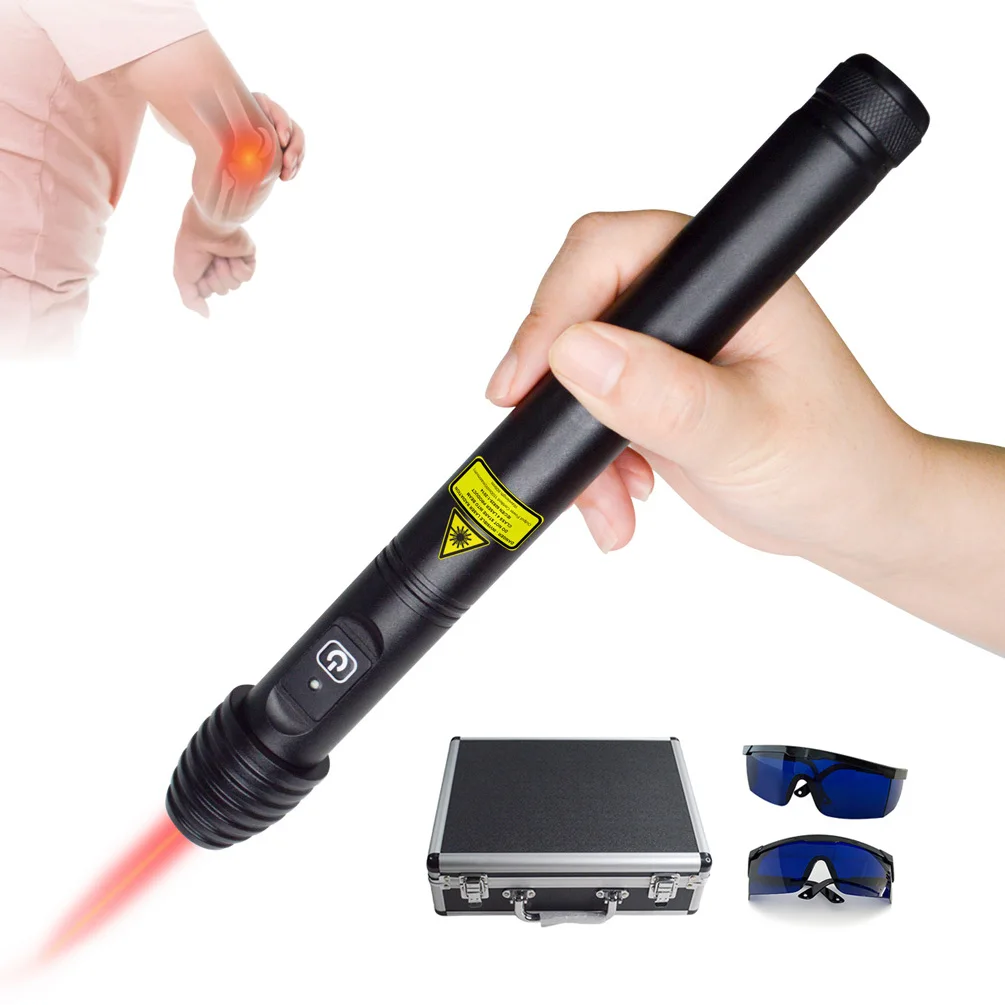 

200mW One Diode Cold Laser Therapy for Pain Relief 808nm Near Infrared Light Laser Acupuncture Pen Physiotherapy for Human Pets