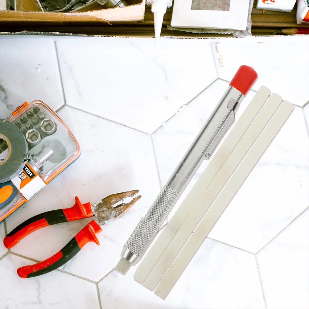 

Soap Stone Pen Holder Set Marking Soapstone Joiners Tools Construction Markers Setting Portable