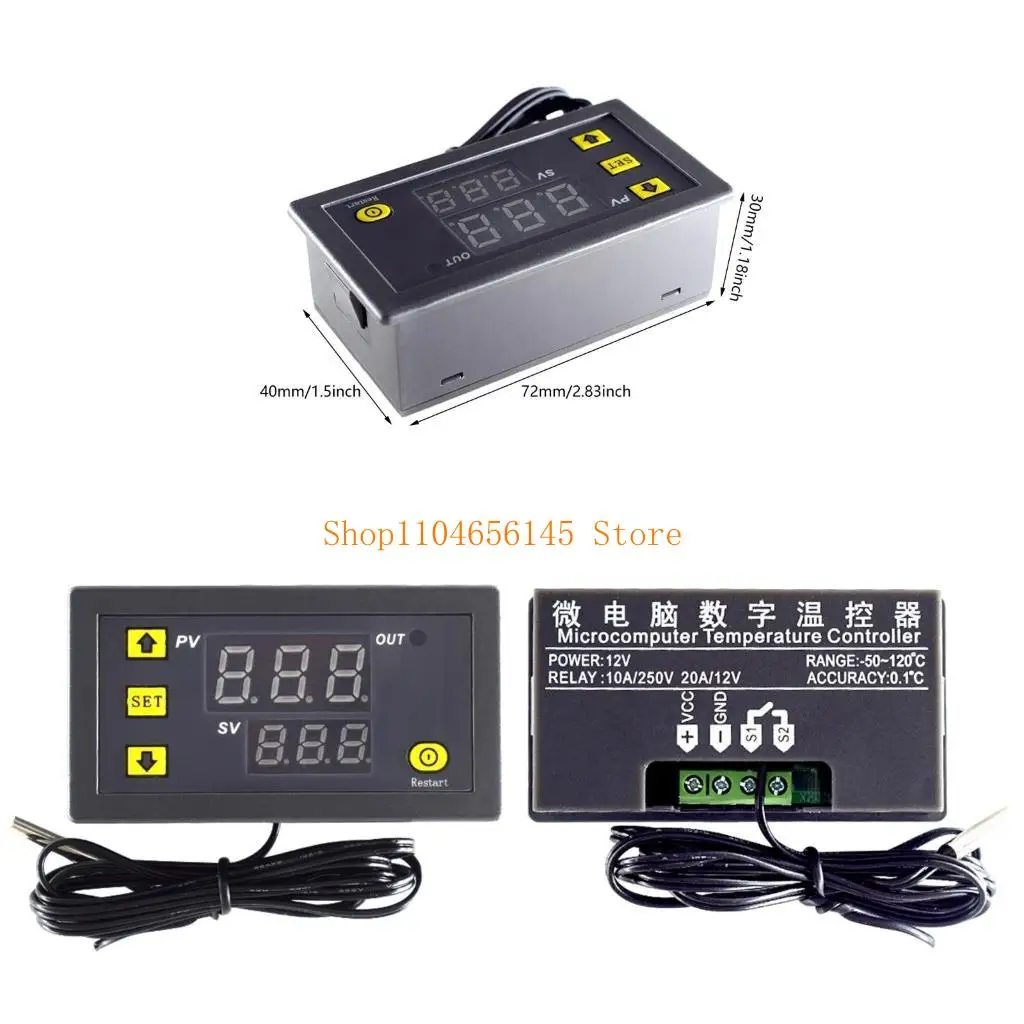 

5asd Precisions W3230 Digital Temperature Regulator with Sensors for Computer Enthusia