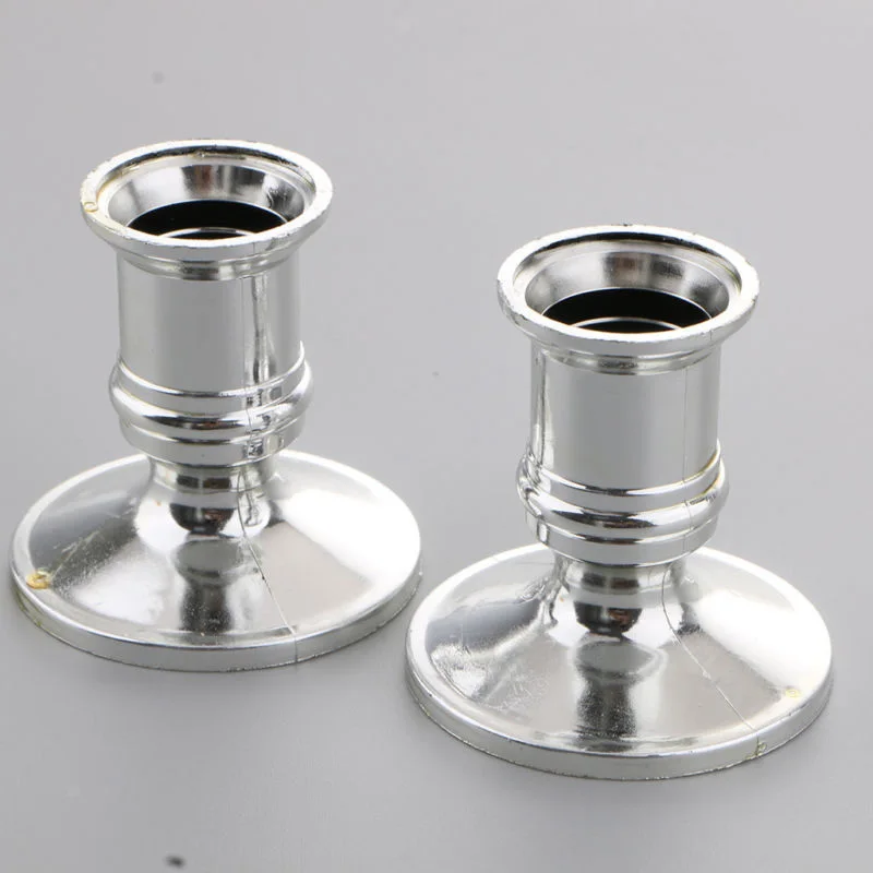 4pcs Candle holder Base Decoration Home Kitchen Standard Table top Taper Tea light Candlestick Pillar Practical