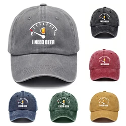 New Oktoberfest baseball cap washed baseball cap sun visor face dad cap trucker cap outdoor duck tongue cap printed hat unisex