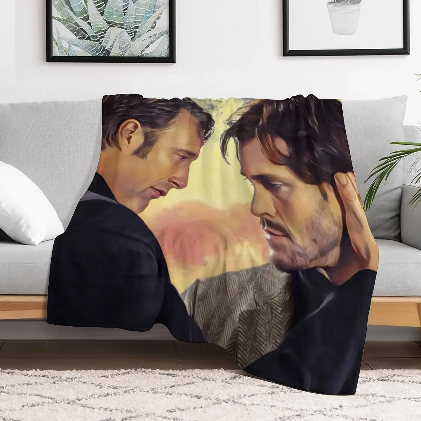 

Hannibal and Will Hannigram Sunset No Text Throw Blanket Soft Beds Decorative Sofa Blankets