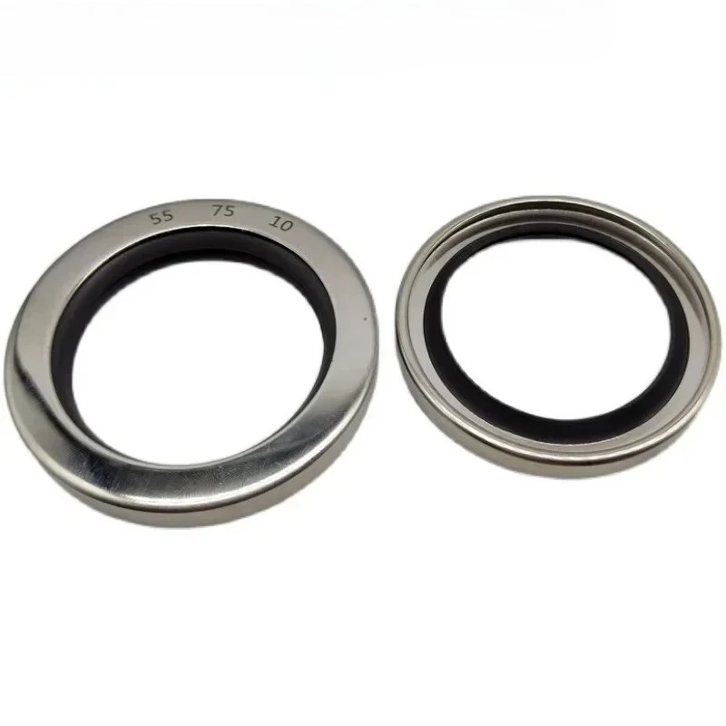 

2PCS PTFE stainless steel 35 40 42 47 50 55 56 60 65 7 8 10 12 14 air compressor oil seal