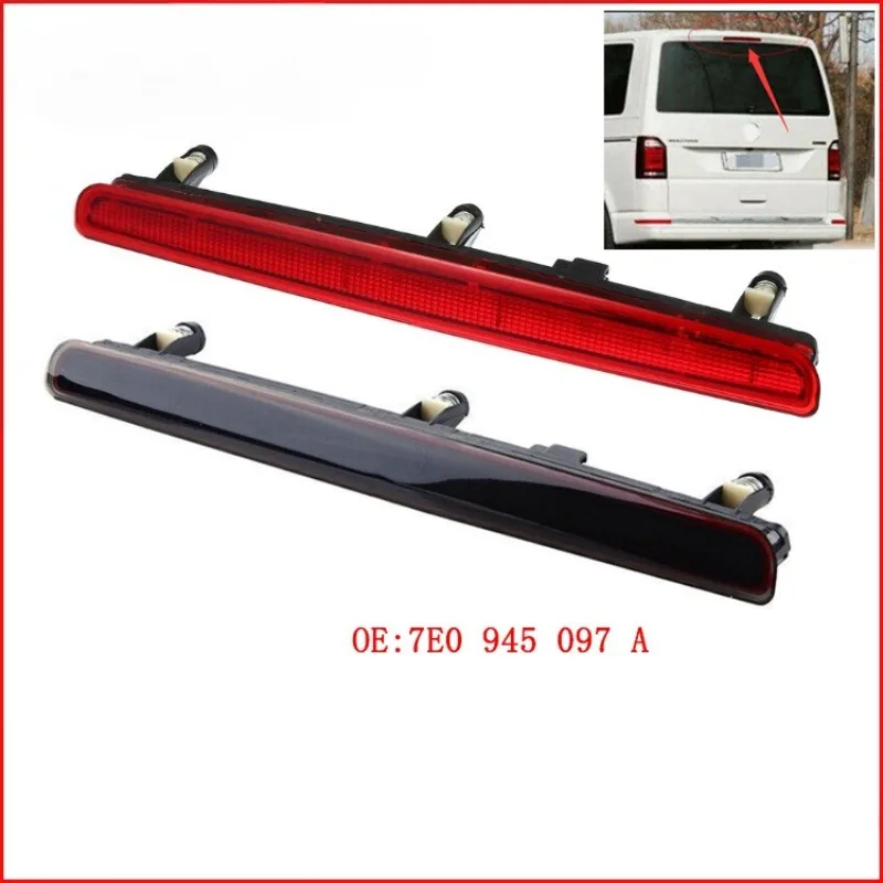 For VW Transporter T5 T6 Caravelle Multivan MK V 03-15 12V LED 3rd High Level Third Brake Stop Tailgate Light RED Lens 7E0945097