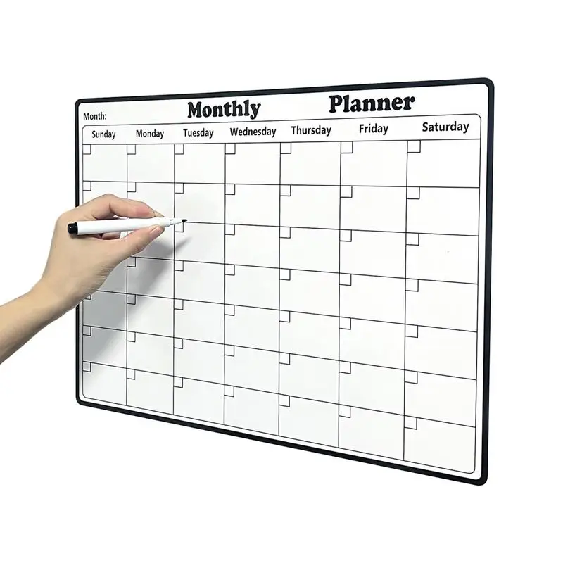 

Magnetic Fridge Calendar Dry Erase Magnetic Dry Erase Refrigerator Calendar Magnetic Planning Board Dry Erase Family