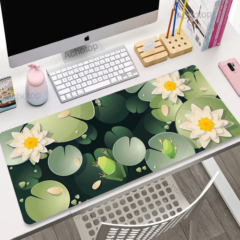 Cute Large Mouse Pad Gamer Computer Mousepad Kawaii Gaming Accessories Mouse Mat Laptop Keyboard Table Cover Mat Desk Pad Cat