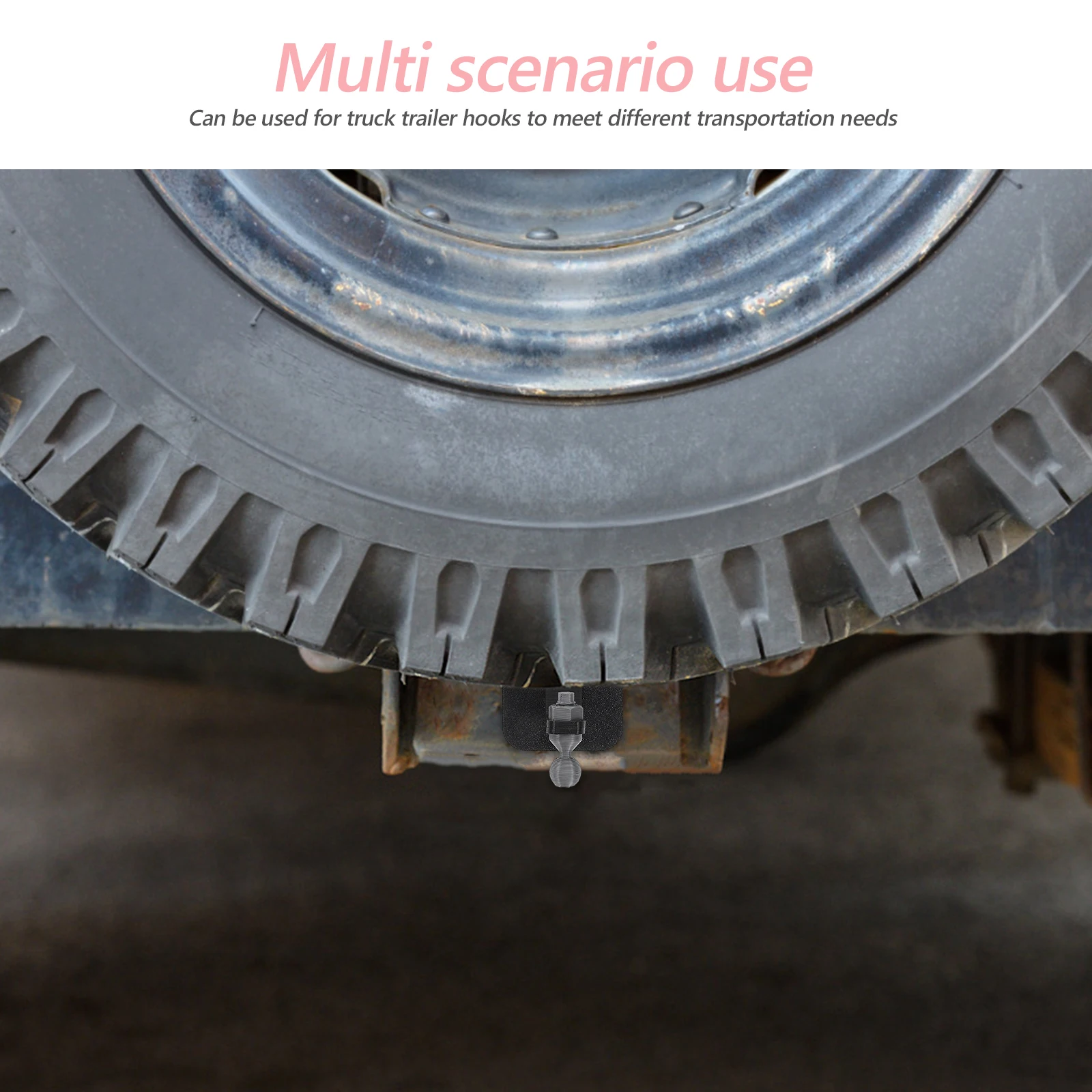 

2Pcs Novelty Hitch Ball Cover Durable Mini Nuts Easy Replacement Truck Trailer Towing Exterior Accessories Trailer Hook Cover