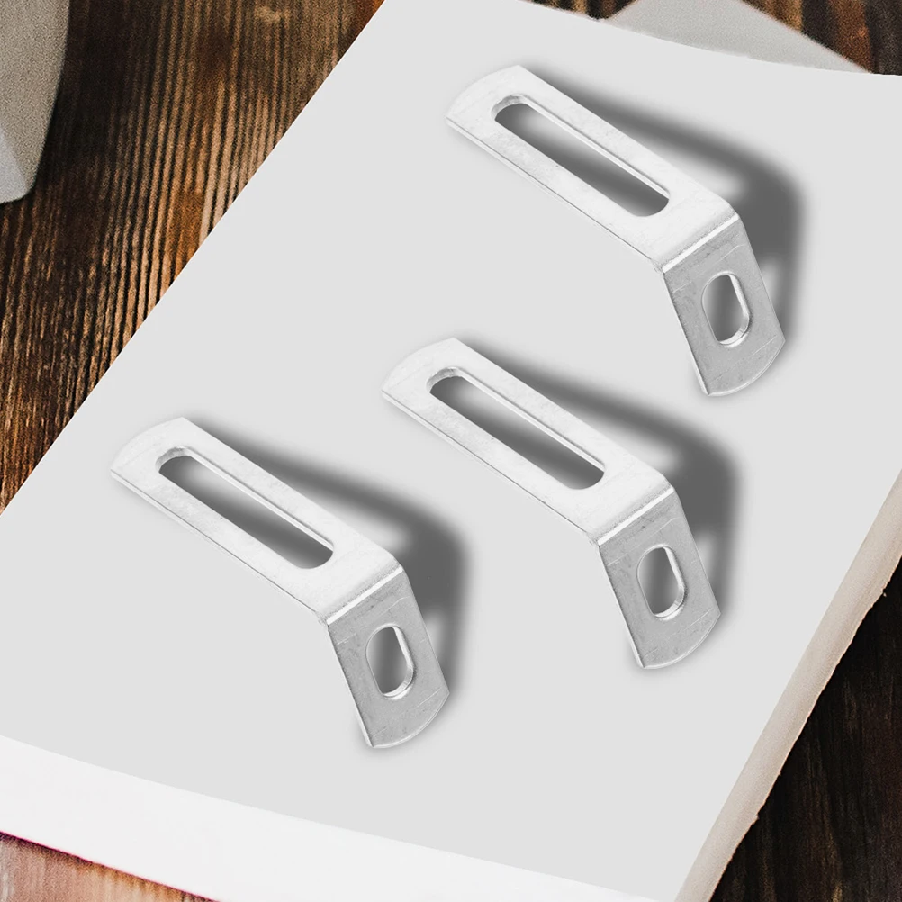 

10pcs L-Shape Corner Bracket Metal Corner Brace Shelf Support Bracket Cabinet Support Fix Connector Furniture Hardware Accessory