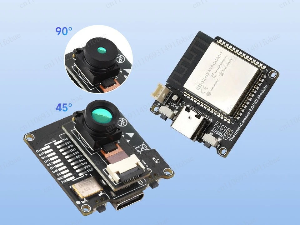 ESP32-S3 Thermal Imaging Module 80×62 Pixels Optional 45° 90° FOV Type-C Port