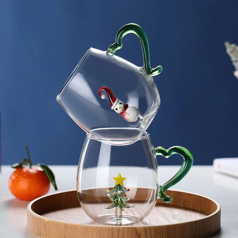 Cốc thủy tinh theo chủ đề Giáng sinh Cốc thủy tinh 3D theo chủ đề Giáng sinh độc đáo với thiết kế tinh tế cho nhiều dịp khác