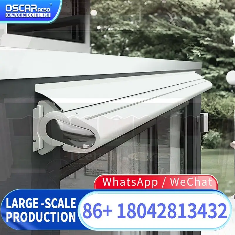 

Folding Outdoor Wall Mounted Retractable Sun Shade Motorized Full Cassette Awning for Garage in European Countries Suitable for