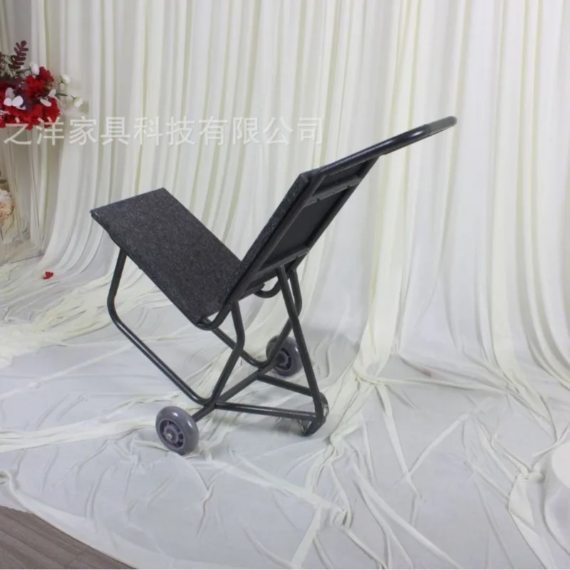 Hotel banquet chair transporter, European general chair trolley, restaurant dining chair moving trolley