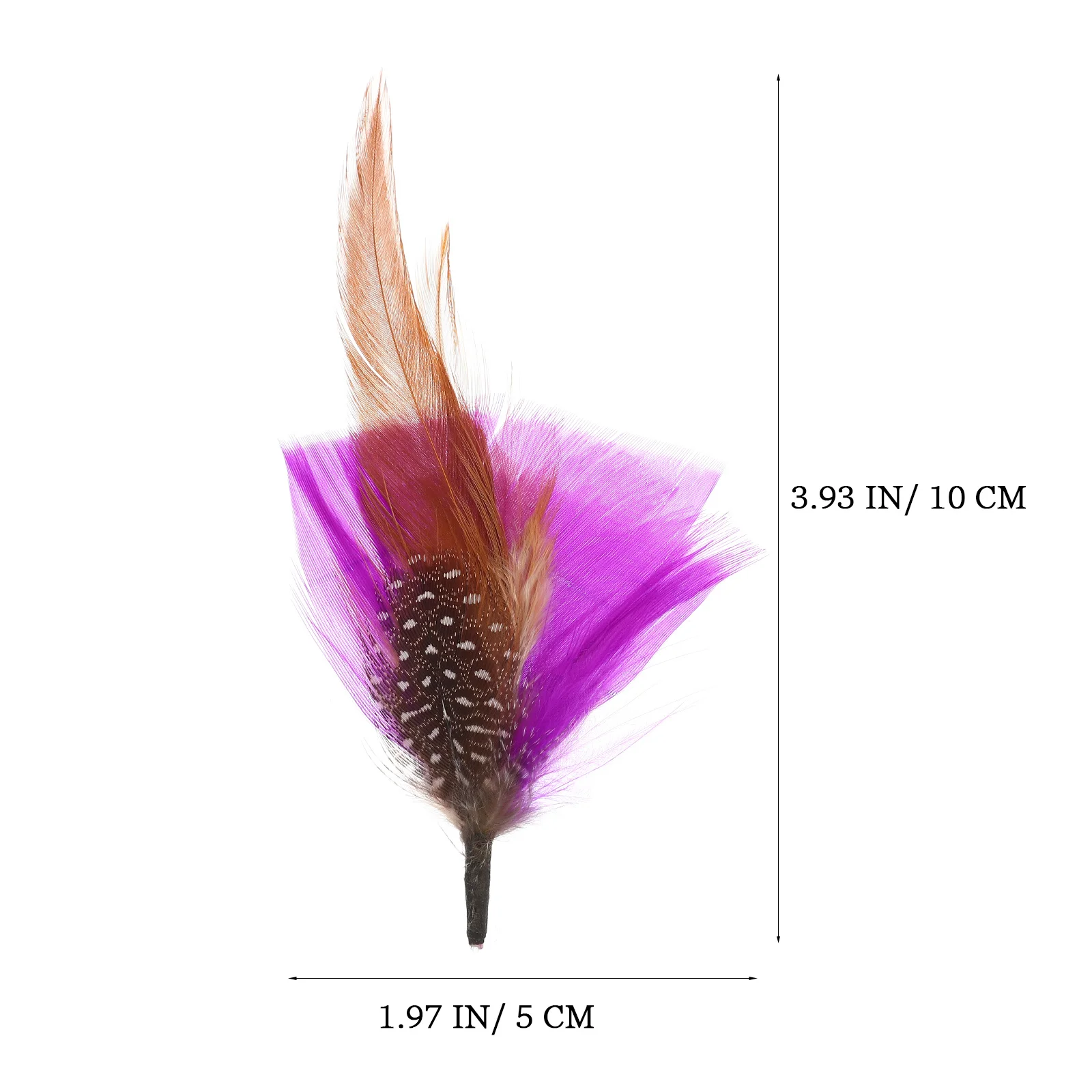 

14pcs Decorations Hat Plume Brooch Clothing Accessories Colorful Party Decor Stage Performance Diy Craft Soft