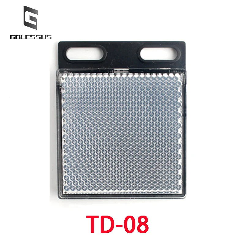 

Photoelectric Switch Reflector TD-08 Infrared Sensor Mirror Reflector Feedback Type 61*50mm