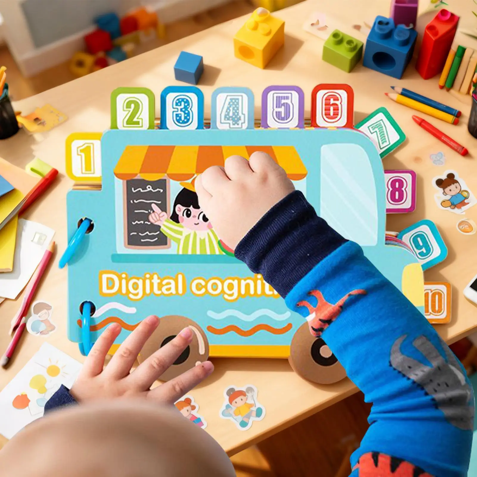 

Детская сцена, наклейка, игрушечная книга, многоразовая сенсорная тихая деятельность, обучающие игрушки для малышей, ранние игрушки, просветление