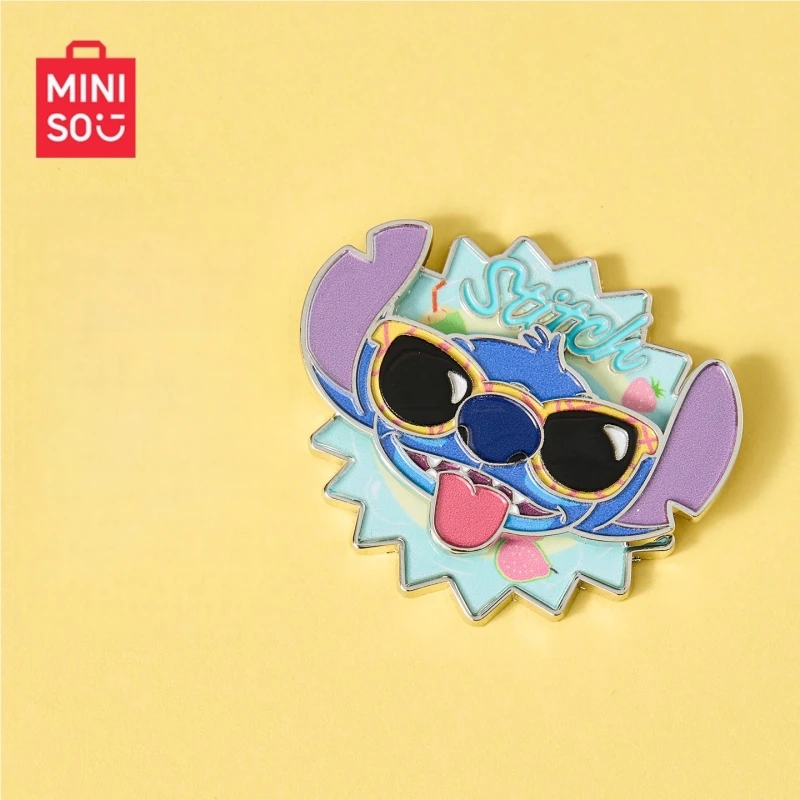 MINISO Disney Stitch Seri Hawaii Magnet Kulkas Model Magnetik Anime Ornamen Dekoratif Lucu Mainan Anak-anak Hadiah Ulang Tahun