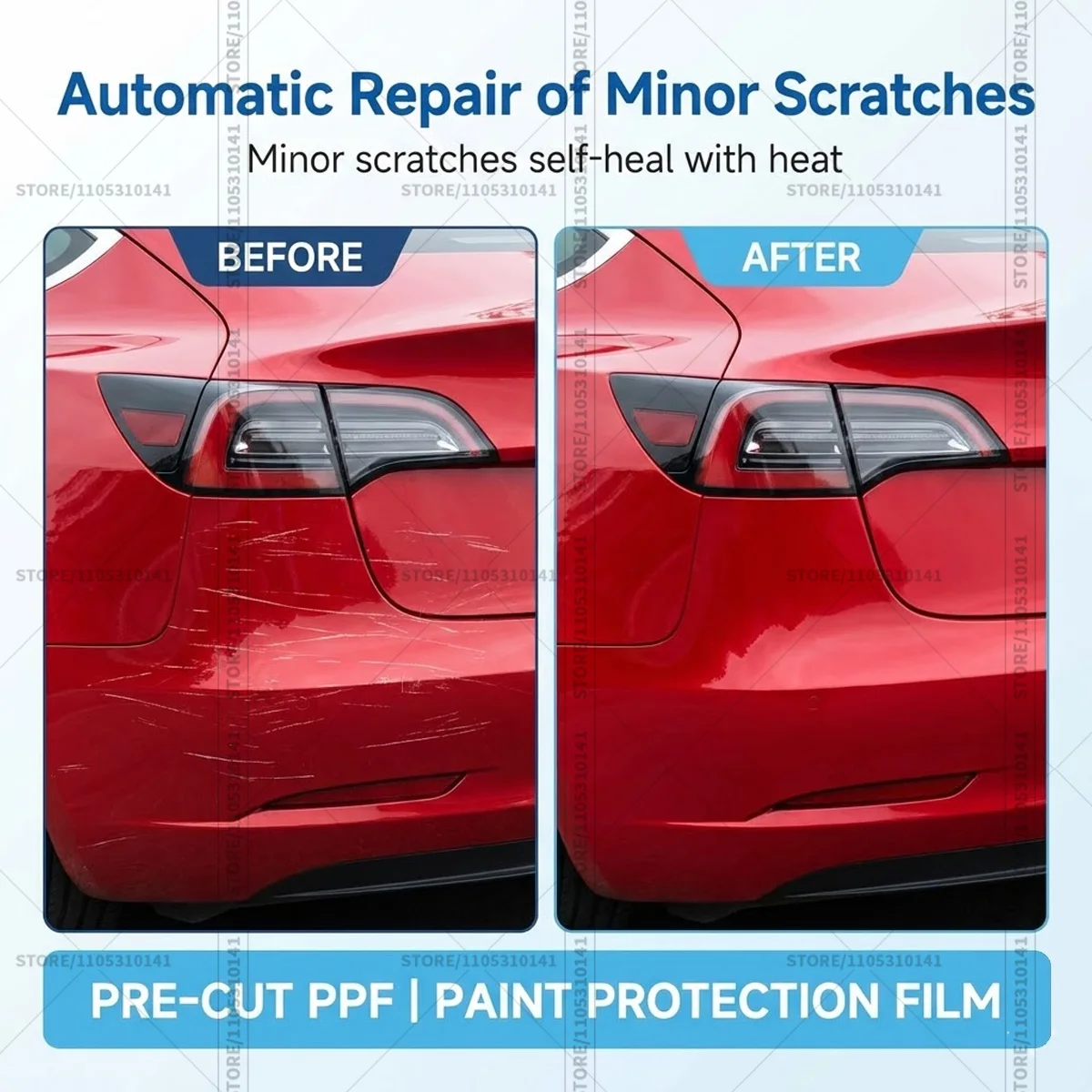 For Tesla Model 3 Performance 2024-2025 Pre-Cut Paint Protection Film PPF Transparent Car Film Professional Automotive 8.5Mil