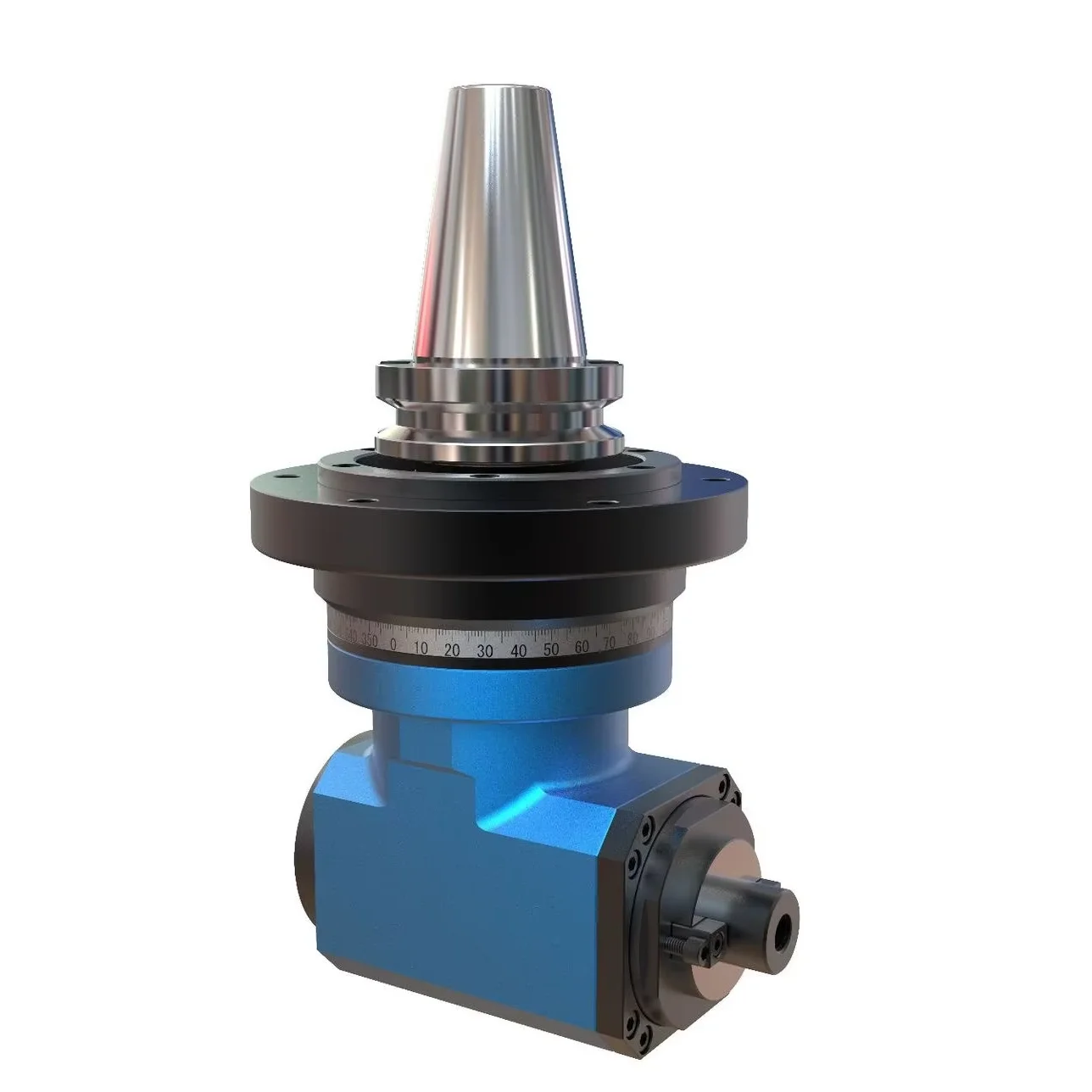 

New Condition AG90-BT40X2 Universal Angle Milling Head Right Angle CNC Milling Tool With Steel Tool Holder