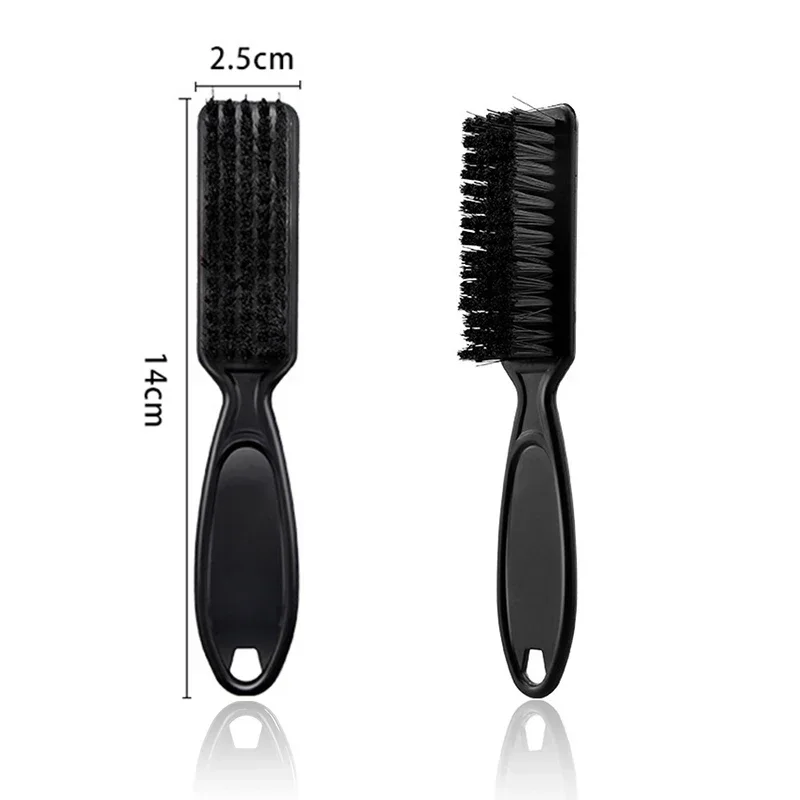 Fade Brush Hair Comb Scissors Cleaning Brush Barber Shop Skin Plastic Handle Hairdressing Soft Cleaning Brush Hair Styling Tools