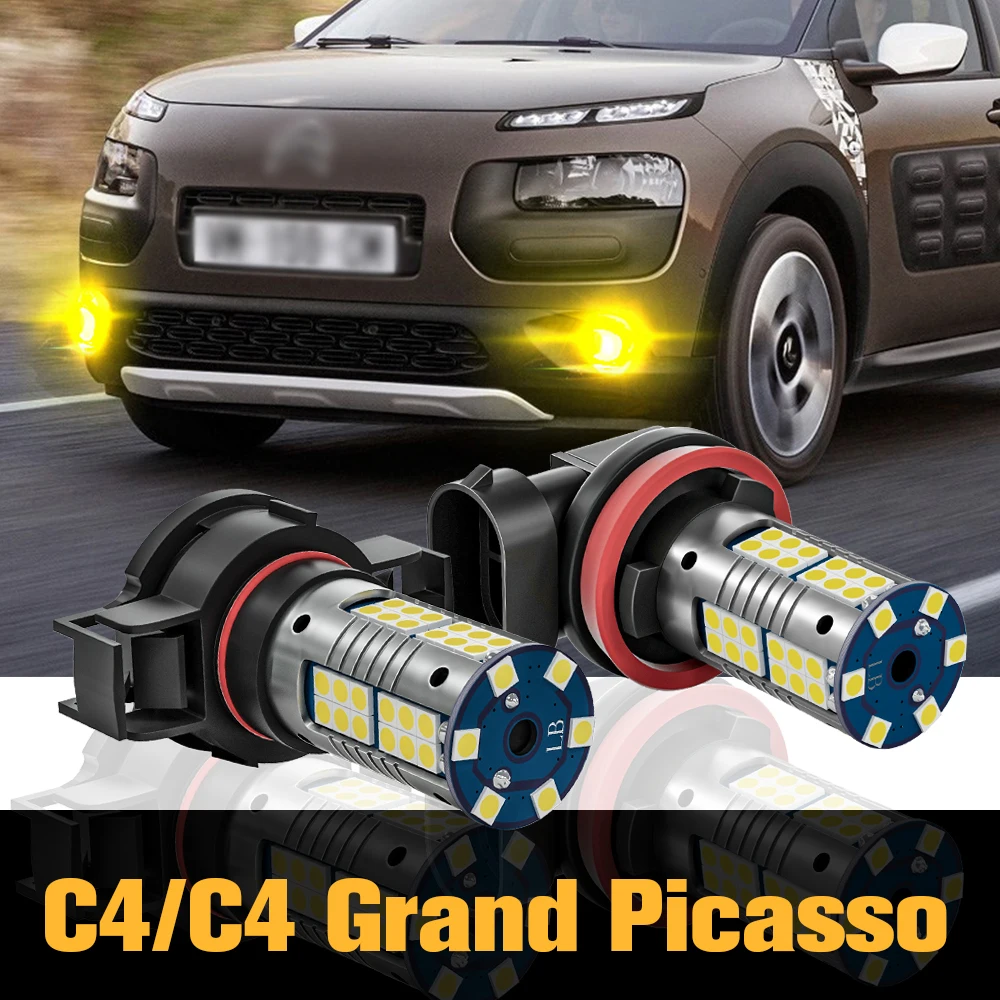 

2pcs Canbus LED Fog Light Lamp Accessories For Citroen C4 Aircross Cactus Grand Picasso 2009 2010 2011 2012 2013 2014 2015