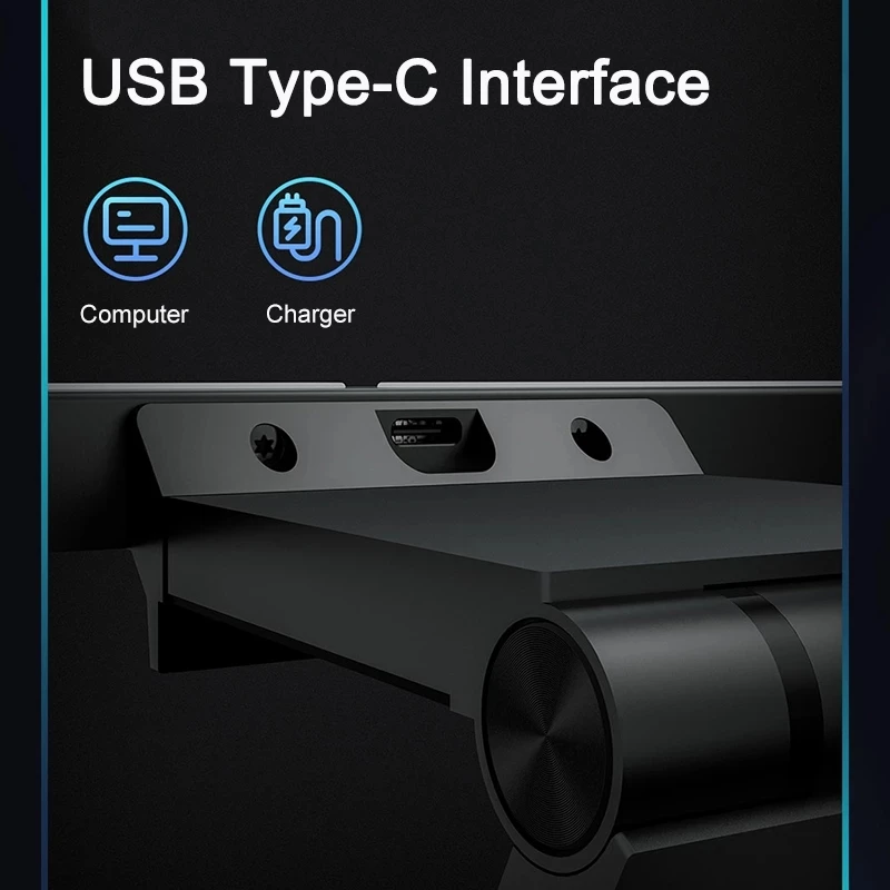 Youpin lymax lâmpada de mesa curvo display tela pendurado luz rgb cor pc ra97 computador monitor barra de luz tipo c interface