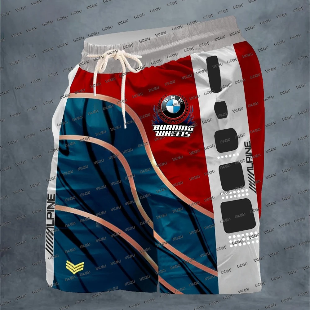 

BMW Summer New Motorcycle Shorts Men Breathable Sports Shorts BMW Quick Drying Hawaii Beach Shorts Extreme Sports Racing Shorts
