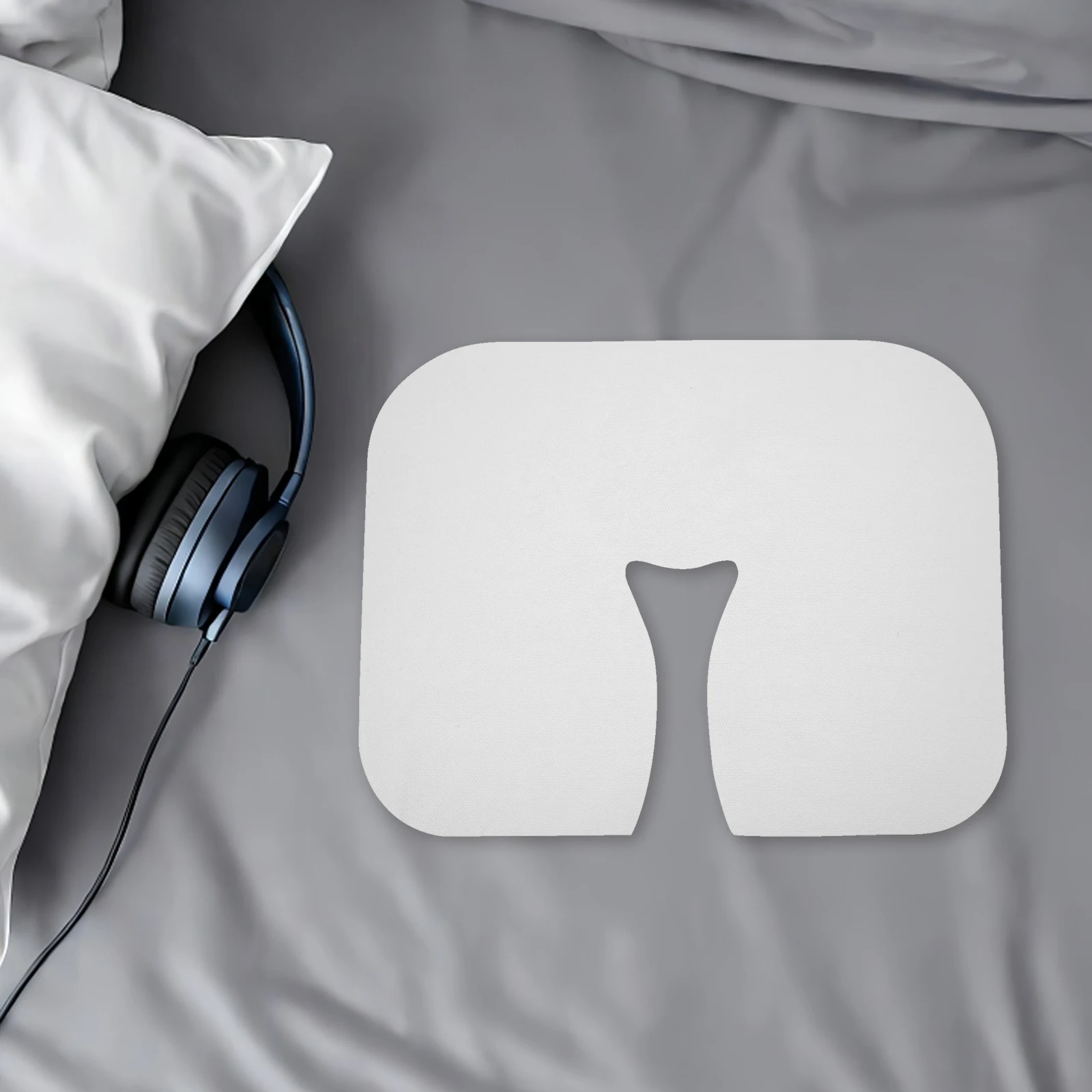 

600Pcs Face Rest Covers Disposable Non Woven Massage Pillow Cover for Spa Salon Treatment Tables Breathable Face Hole Design