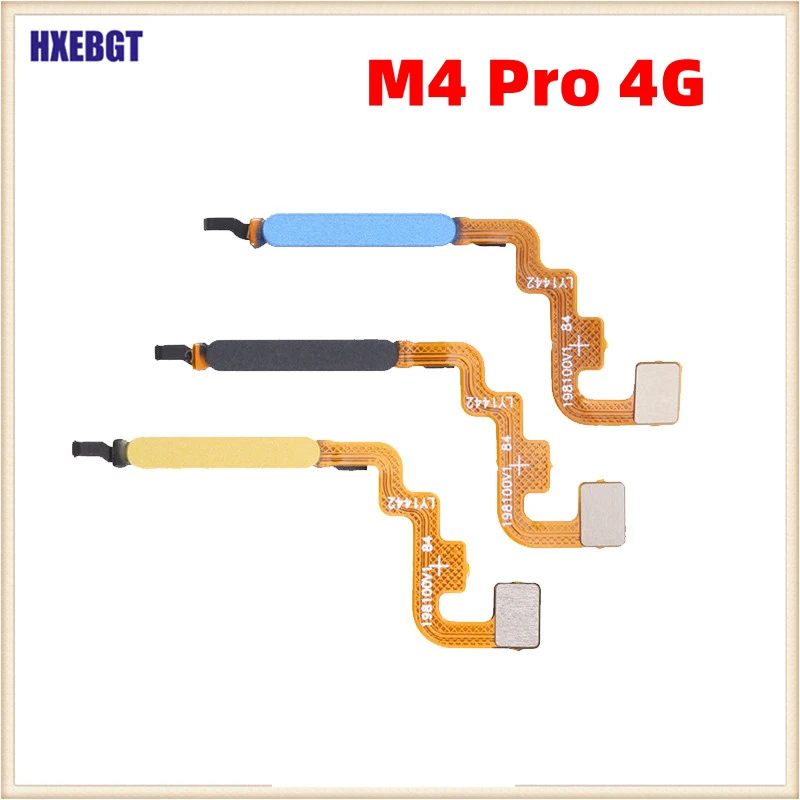 Replacement Fingerprint Recognition Sensor Flex Cable For Xiaomi Poco M4 Pro 4G Home Button Replacement Parts