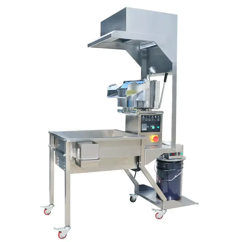 New Convertible Caramel Rice Blasting Machine Industrial Electric Commercial Stainless Steel High Output Large Capacity