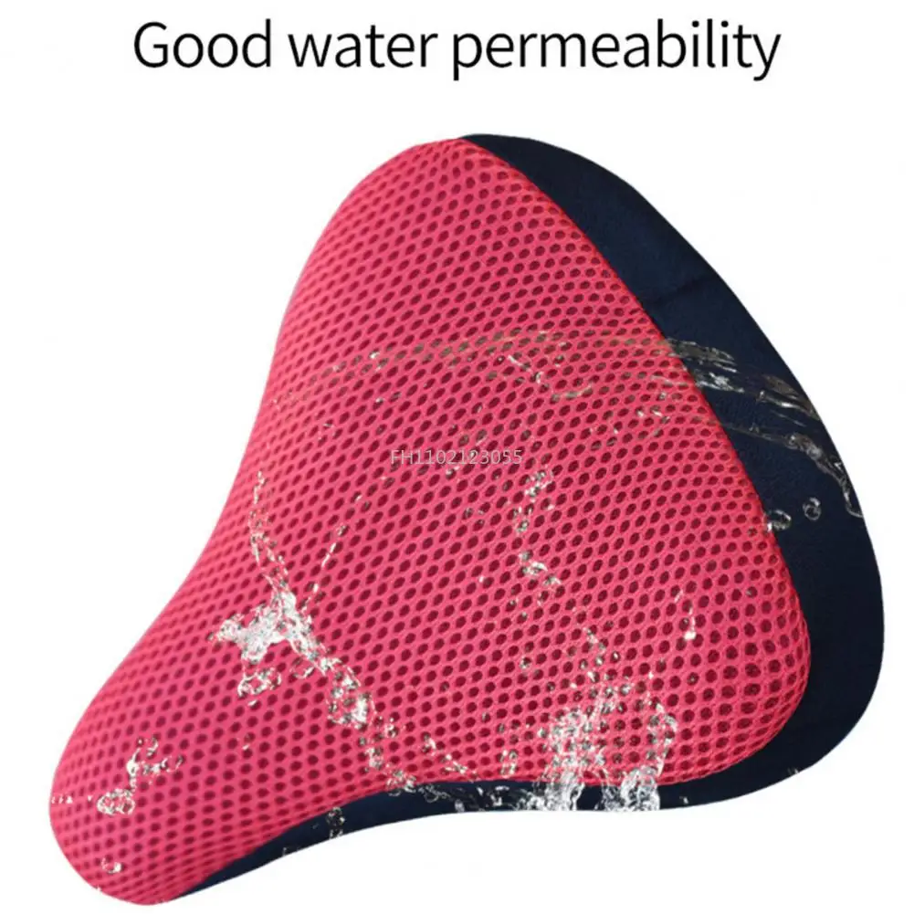 Bicycle Saddle 3D Soft Mountain Bike Seat Cover Breathable Cycling Seat Cushion Saddle Comfortable Bike Seat Bicycle Accessories