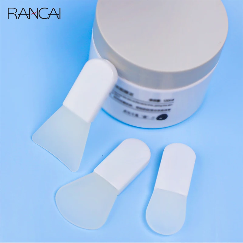 Brochas de maquillaje para el cuidado de la piel, 3 piezas, SPA, máscara Facial de silicona profesional, limpiador Facial, masajeador, herramientas de belleza